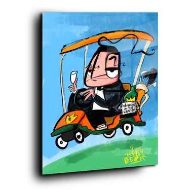 Golf kunst. Golf fan art