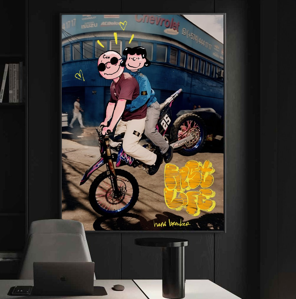 The Fast Life – The Stone Island Way. plexiglas 60 x 80 (20 x 30 in)