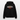 Hoodie WZAWZDB. - zwart
