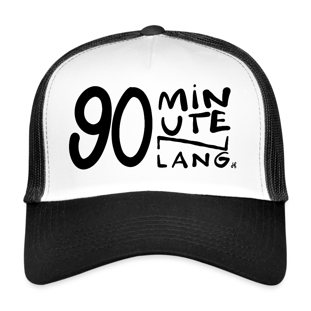90 minuten lang trucker cap Ajax kunst - wit/zwart