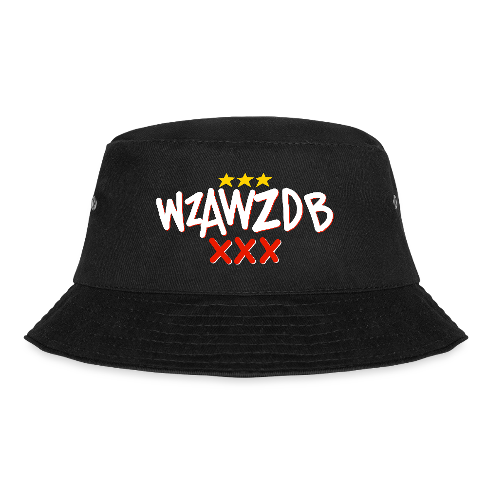 Vissershoed. WZAWZDB. - zwart