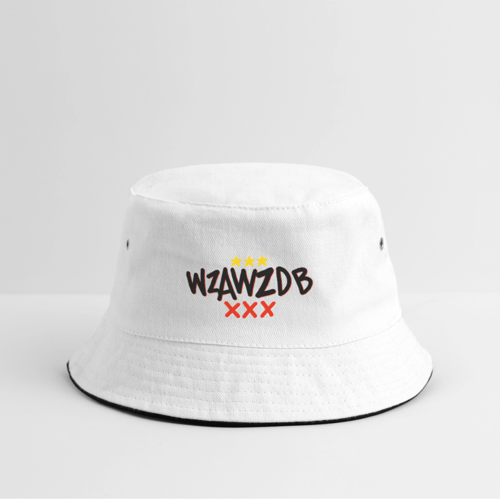 WZAWZDB. Vissershoed. Ajacied - wit/navy
