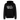 Hoodie Fier en Koen witte letters - zwart