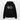 Hoodie Fier en Koen witte letters - zwart