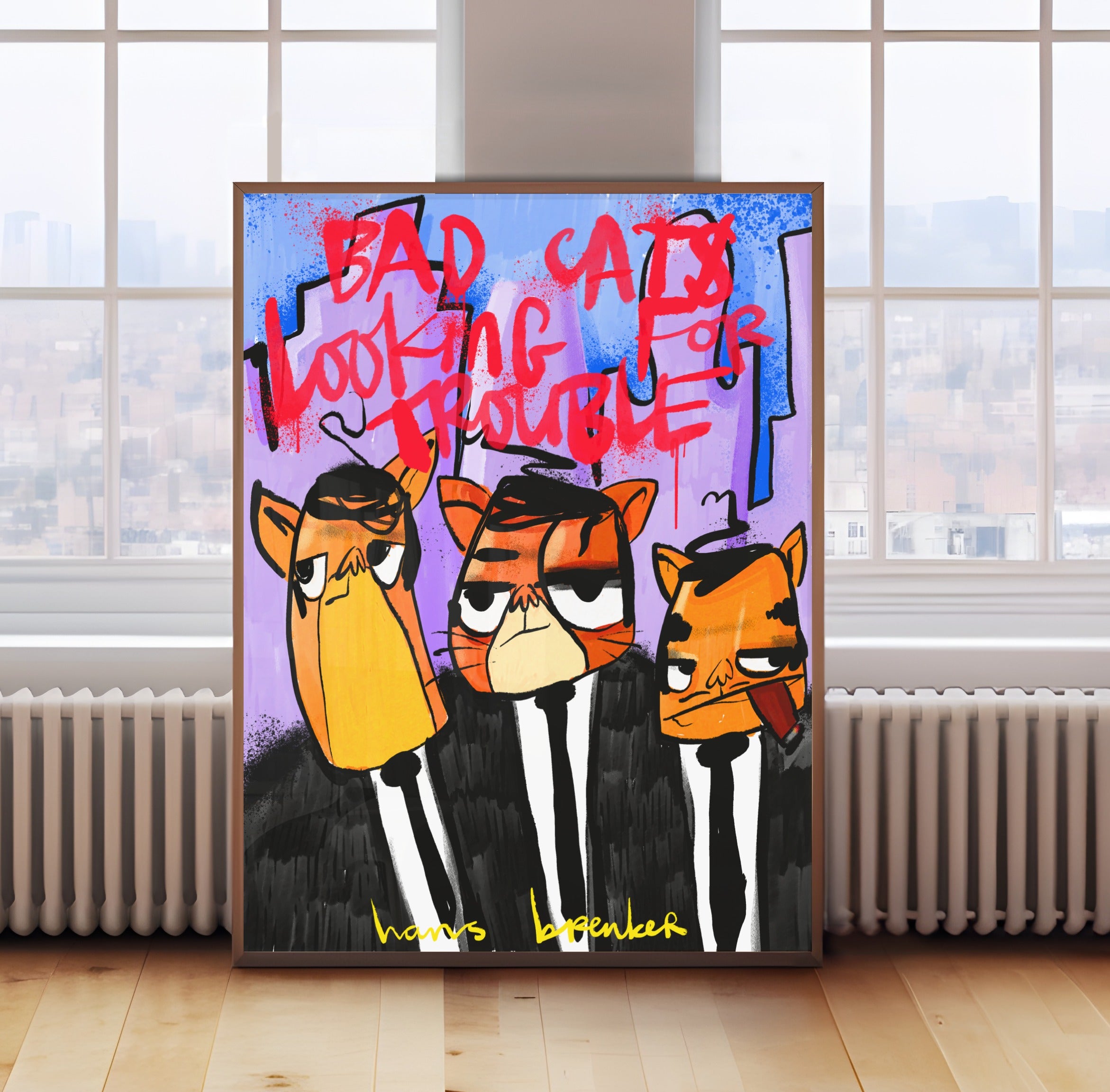 Böse Katzen suchen Ärger