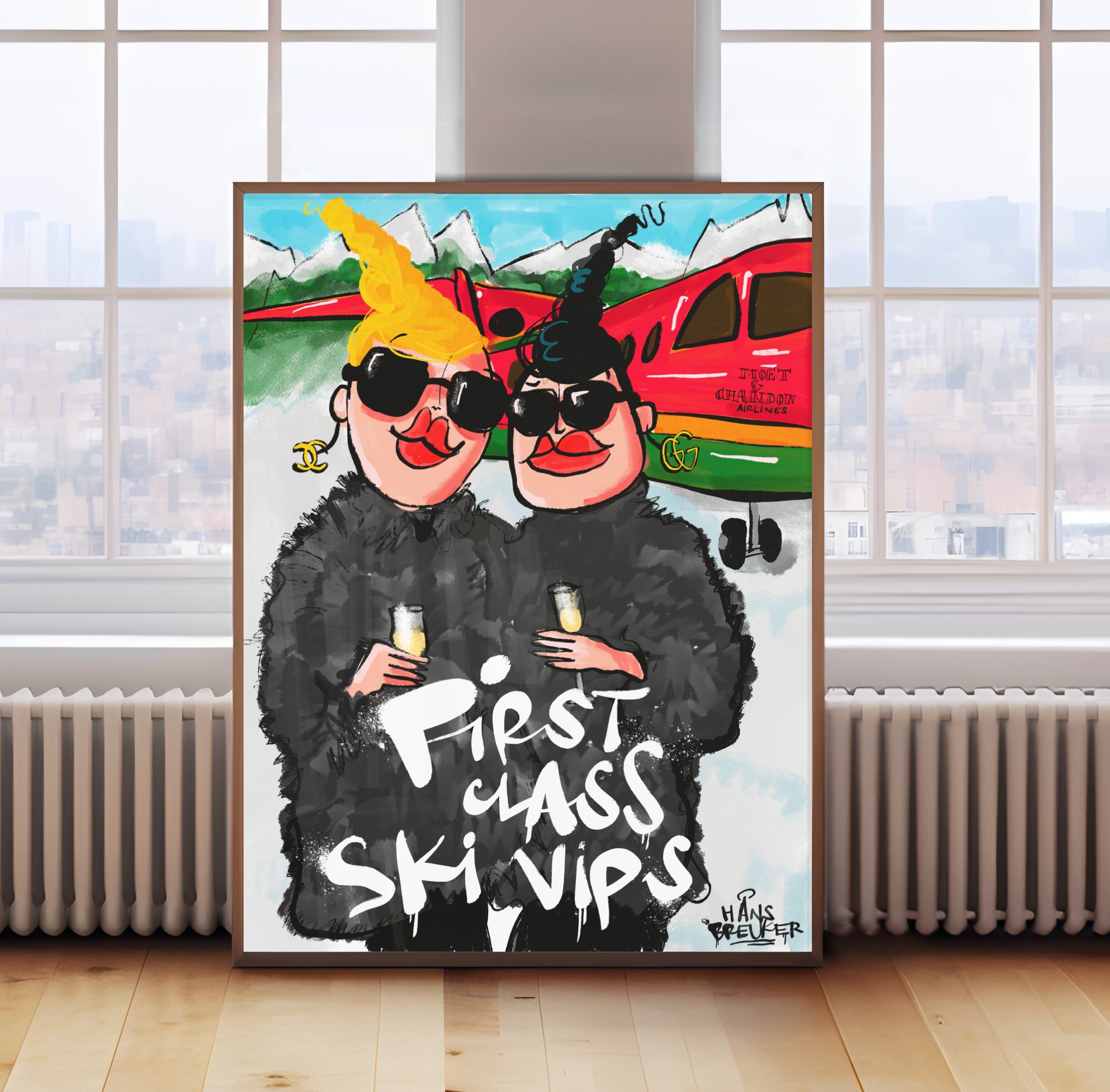 First class ski vips