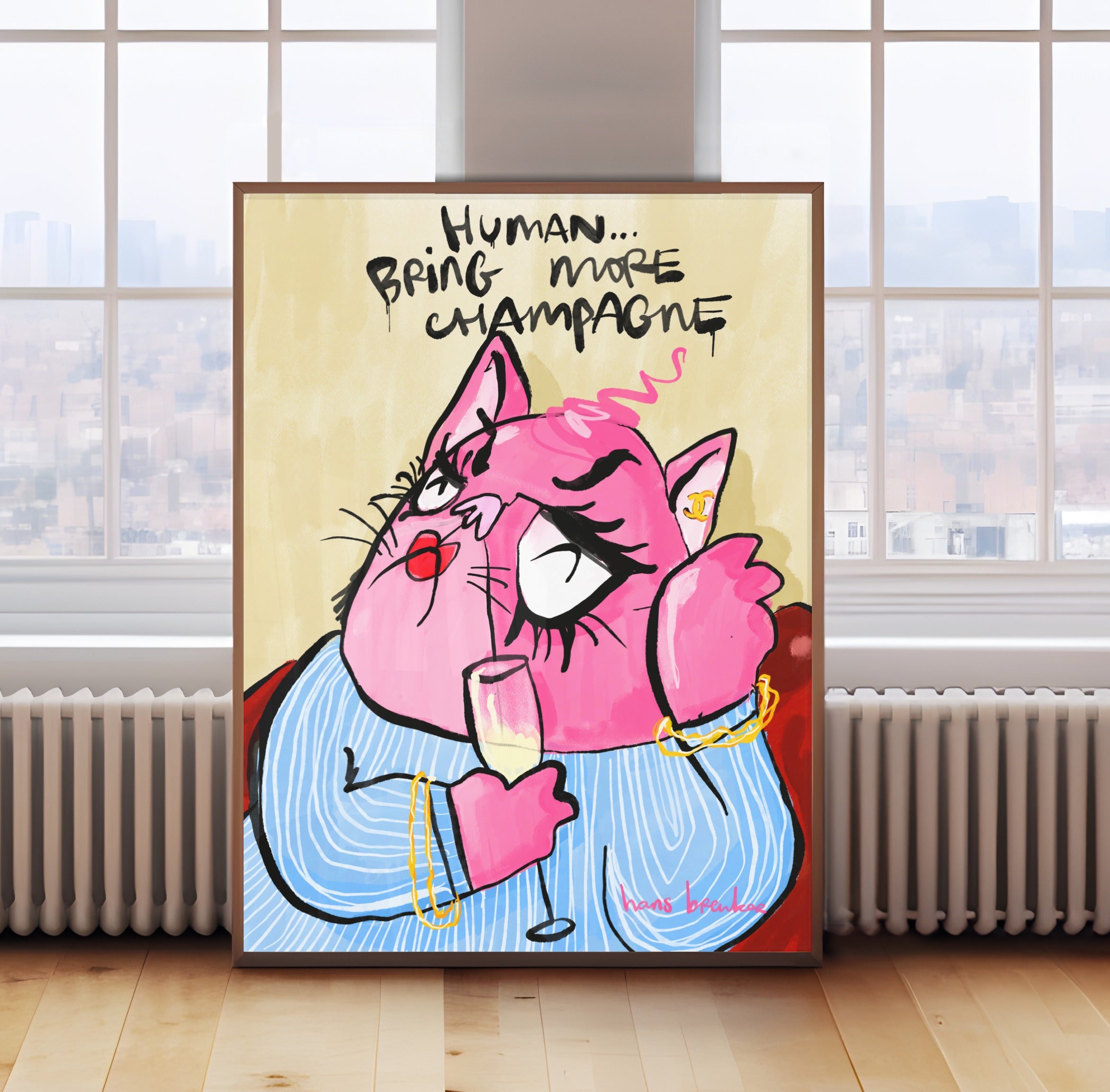 Menschen bringen mehr Champagner