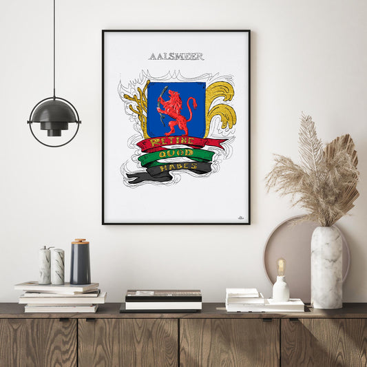 Gepersonaliseerd Stadswapen van Aalsmeer poster