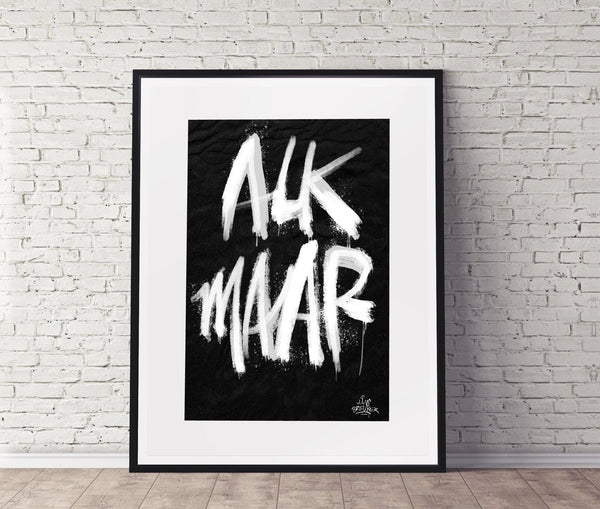 Kalligrafie Poster Alkmaar