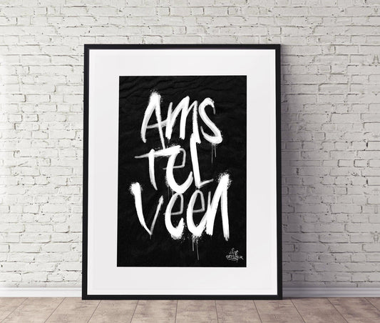 Kalligrafie Poster Amstelveen - Hans Breuker