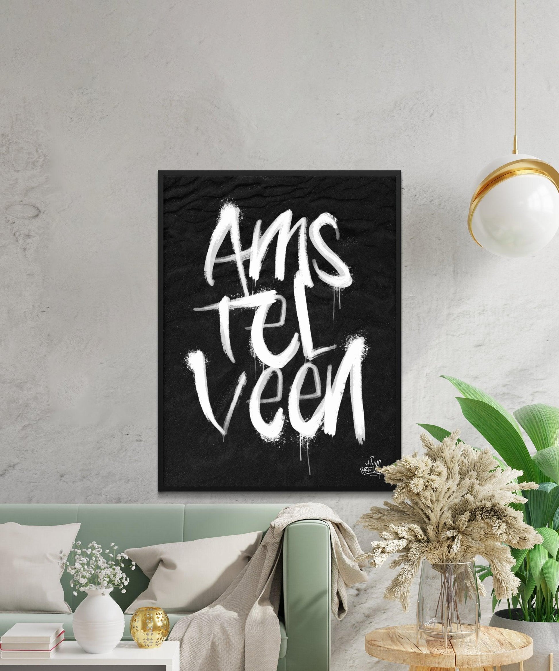 Kalligrafie Poster Amstelveen - Hans Breuker