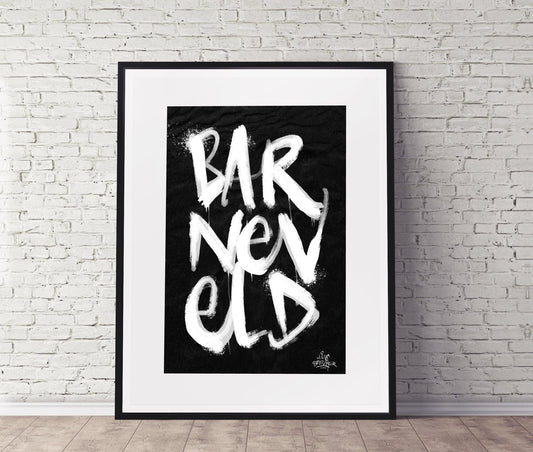 Kalligrafie Poster Barneveld - Hans Breuker