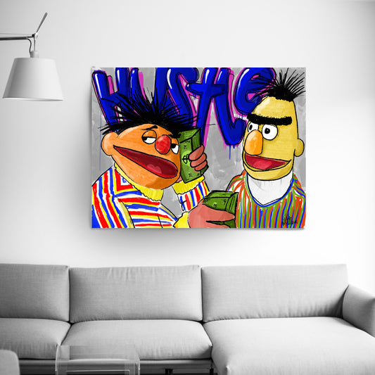 Bernie Semamstraatleven, Hustle. Bert en Ernie geïnspireerd.