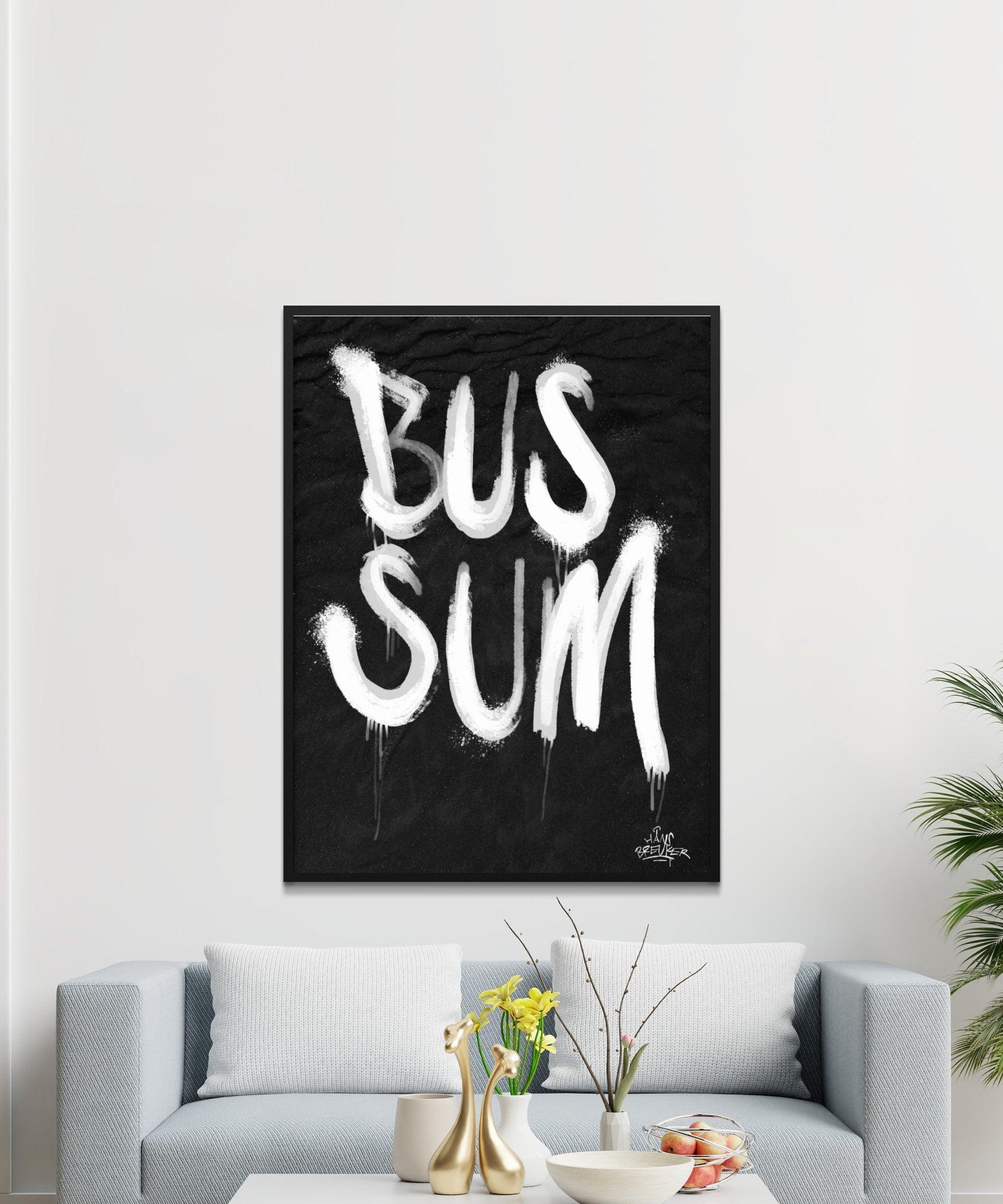 Kalligrafie Poster Bussum - Hans Breuker