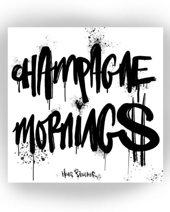 <tc>Champagne Mornings letters</tc>