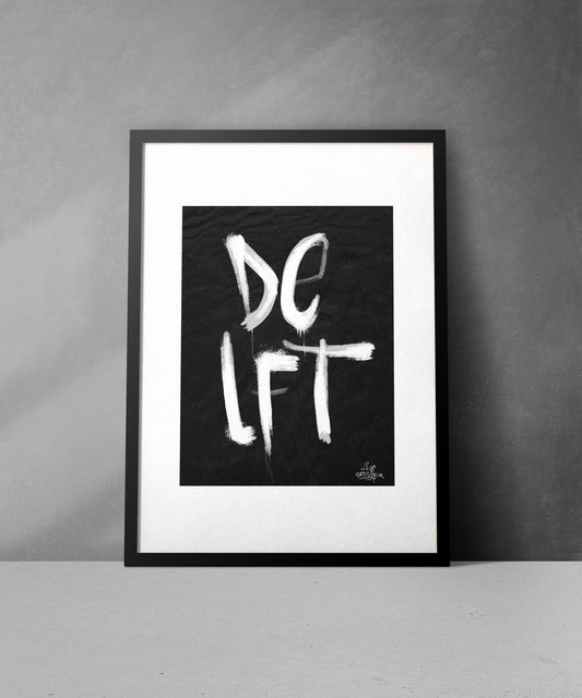 Kalligrafie Poster Delft - Hans Breuker