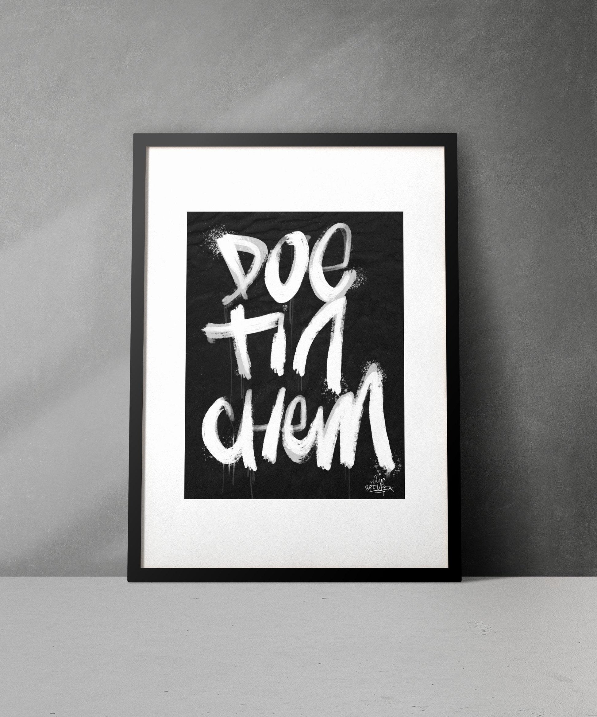 Kalligrafie Poster Doetinchem - Hans Breuker