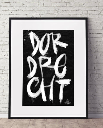 Kalligrafie Poster Dordrecht - Hans Breuker