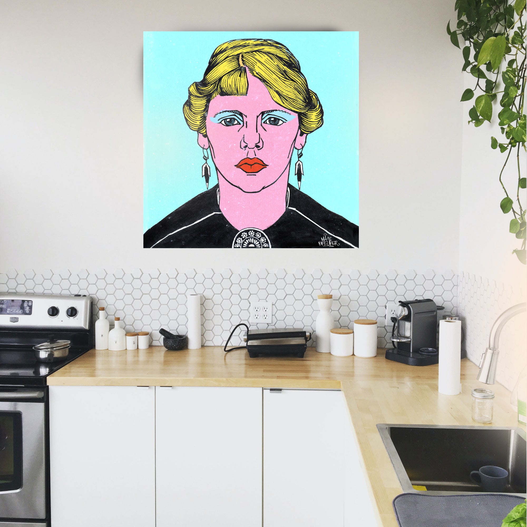 Dutch Marilyn Monroe (Julie de Graag) pop art
