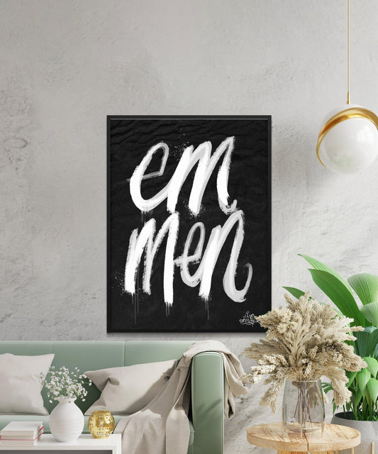 Kalligrafie Poster Emmen - Hans Breuker