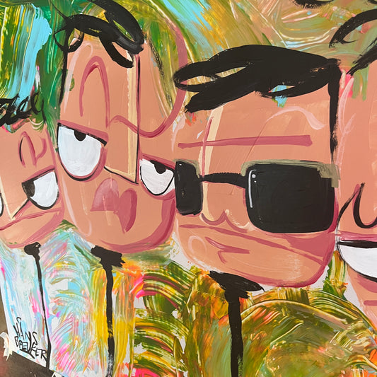 It’s a jungle out there. 80 x 60 cm.