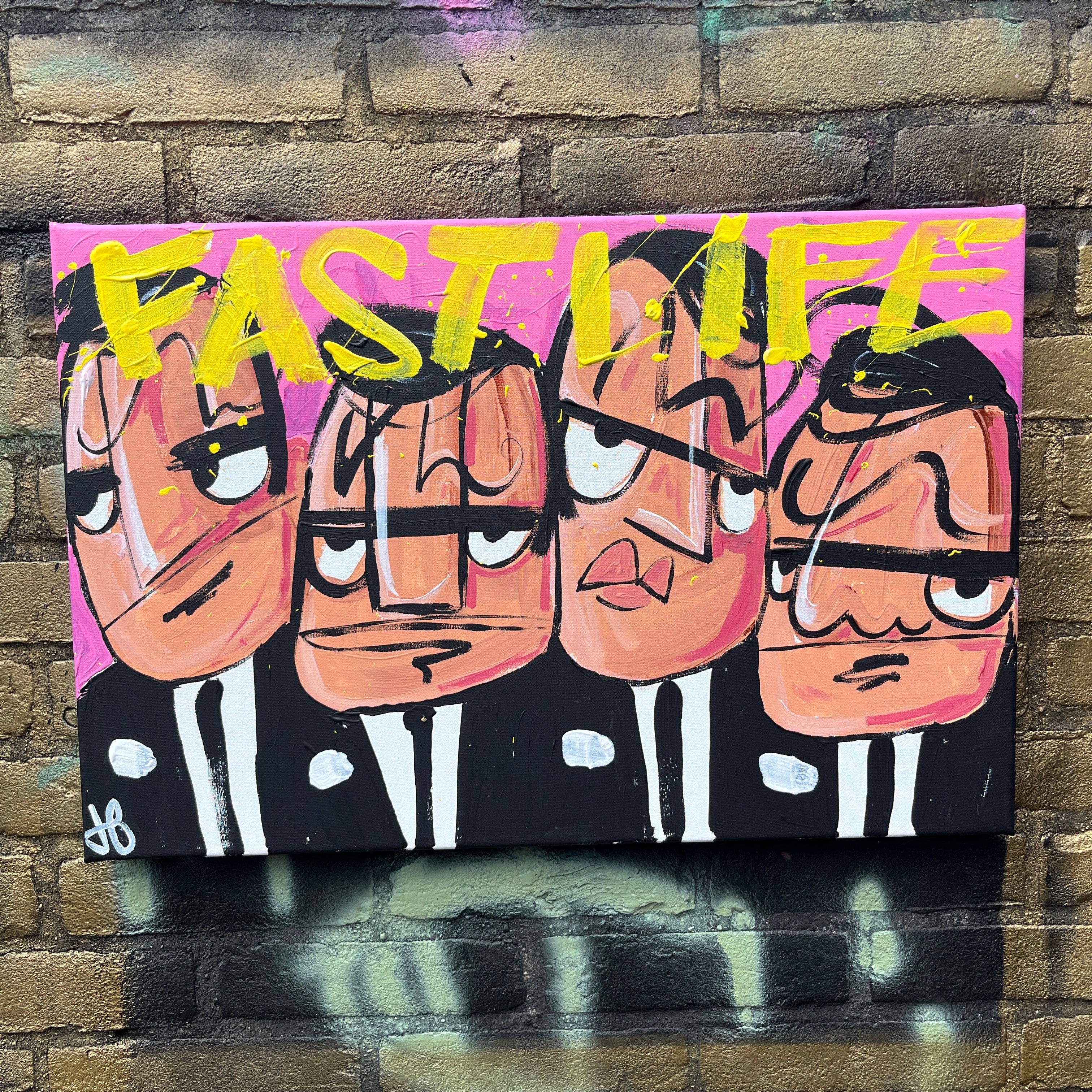 Fastlife 40 x 60 cm painting