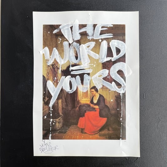 The World is yours op papier