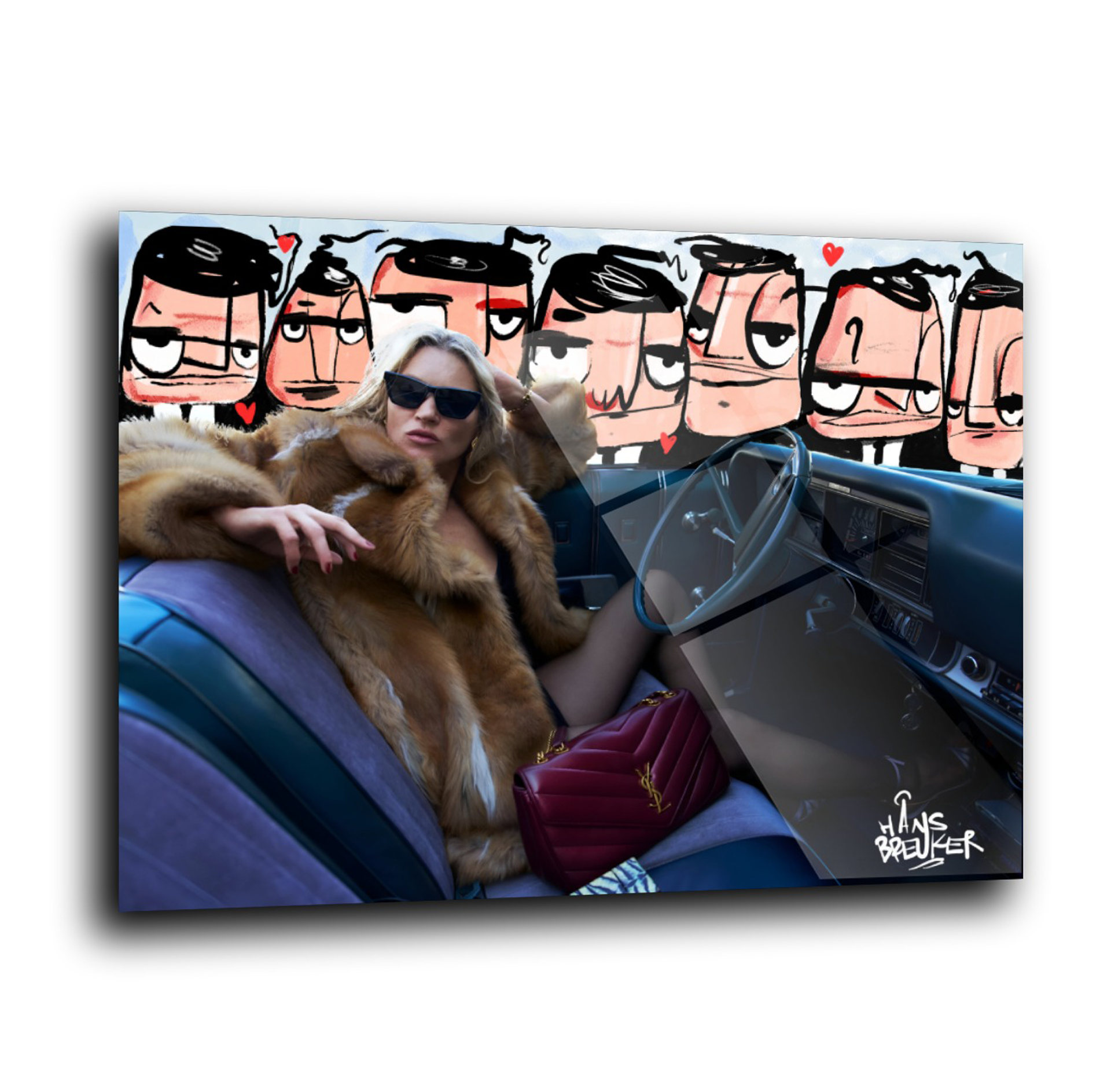 We all adore Kate (and LV) 80 x 60 cm plexiglas (20 x 30 inch)