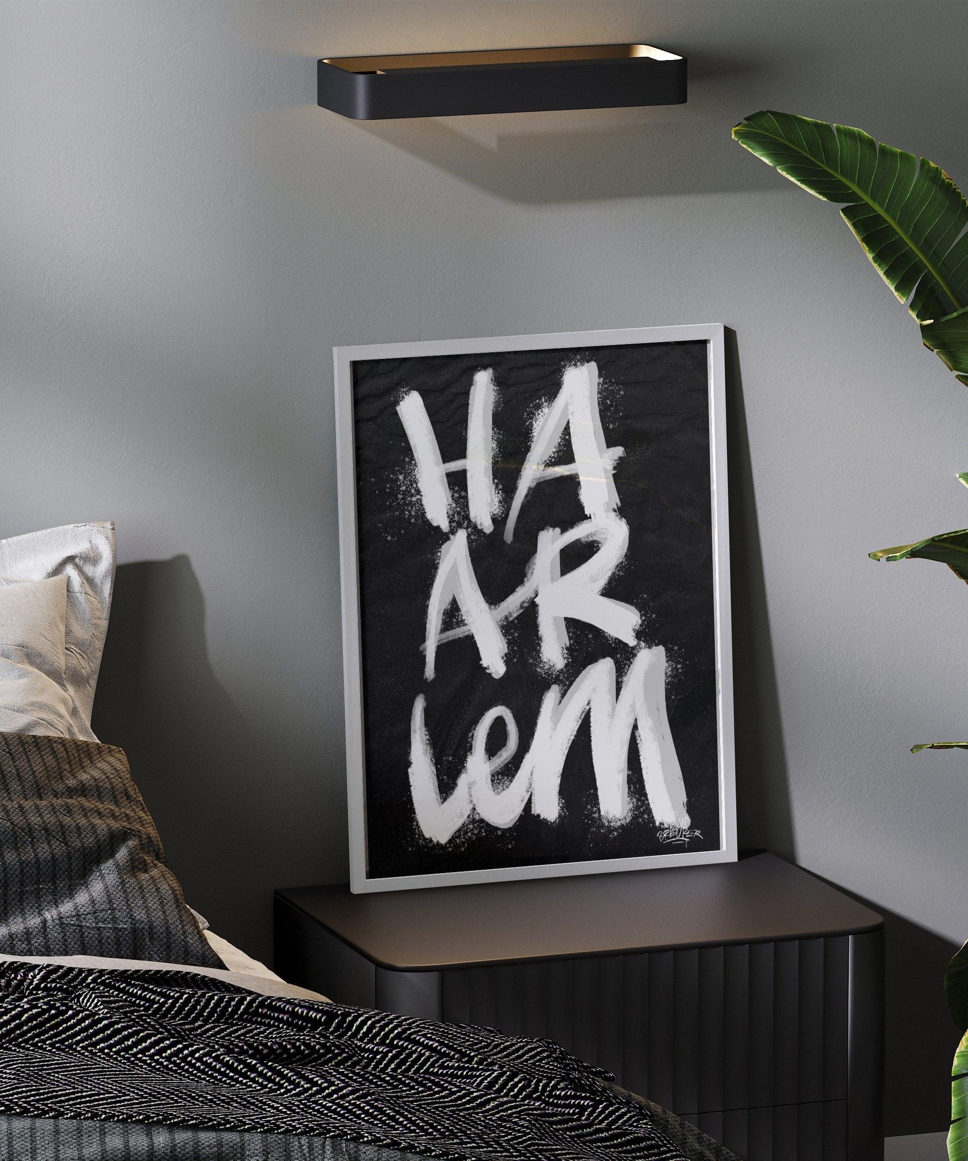 Kalligrafie Poster Haarlem - Hans Breuker