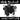Black elephant white polka dot breucci suitcase