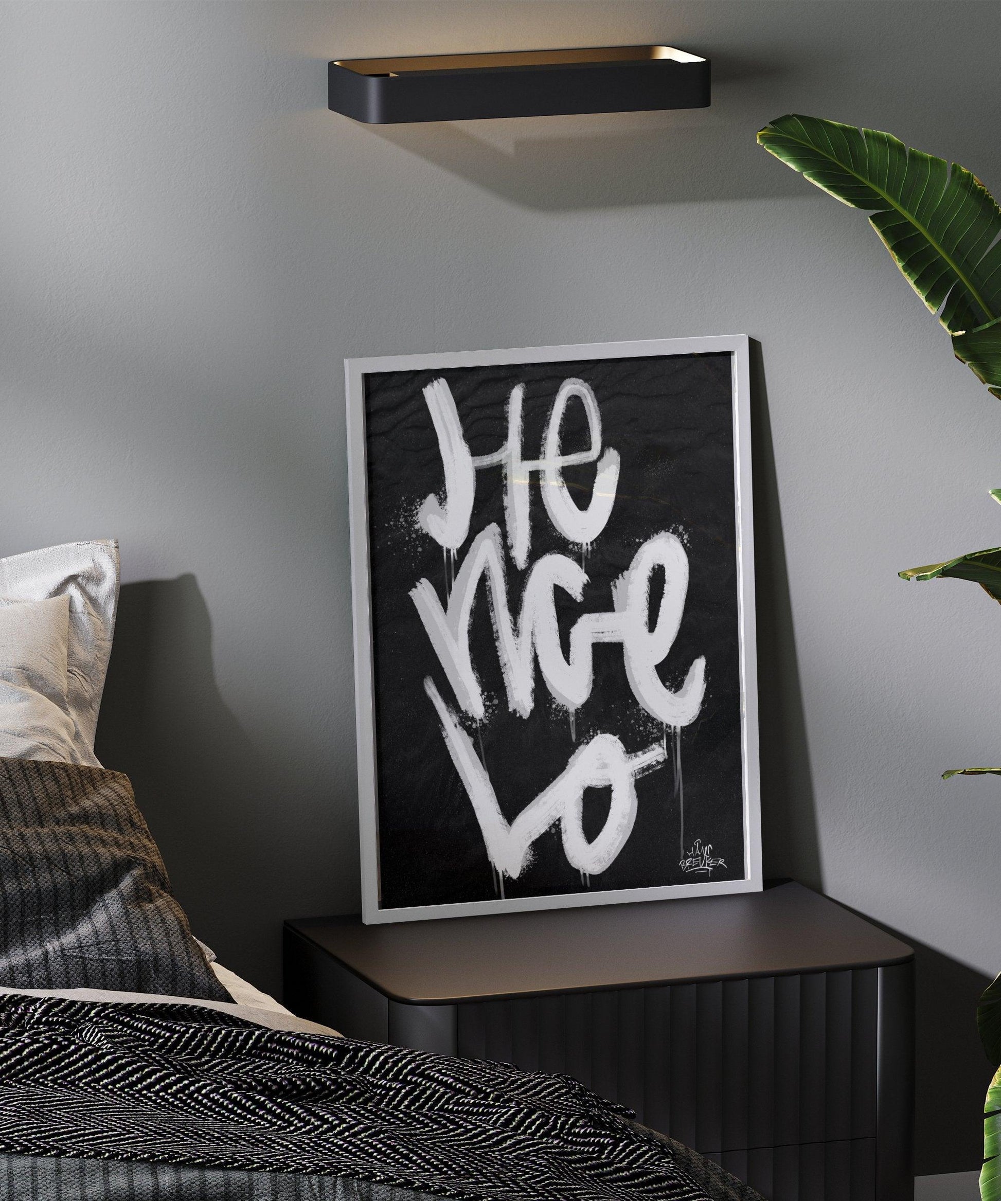 Kalligrafie Poster Hengelo - Hans Breuker