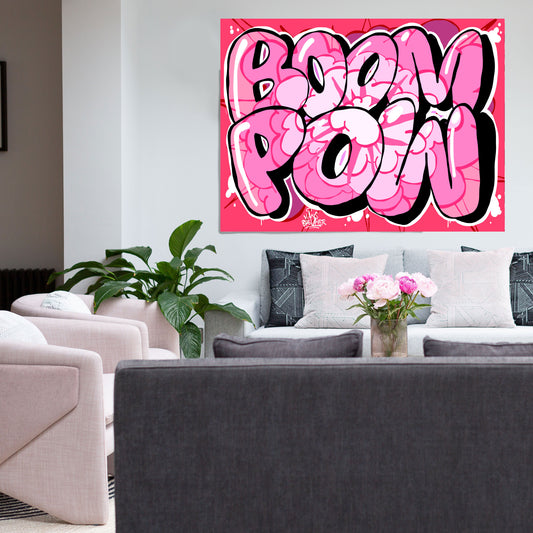 BOOMPOW popart letters