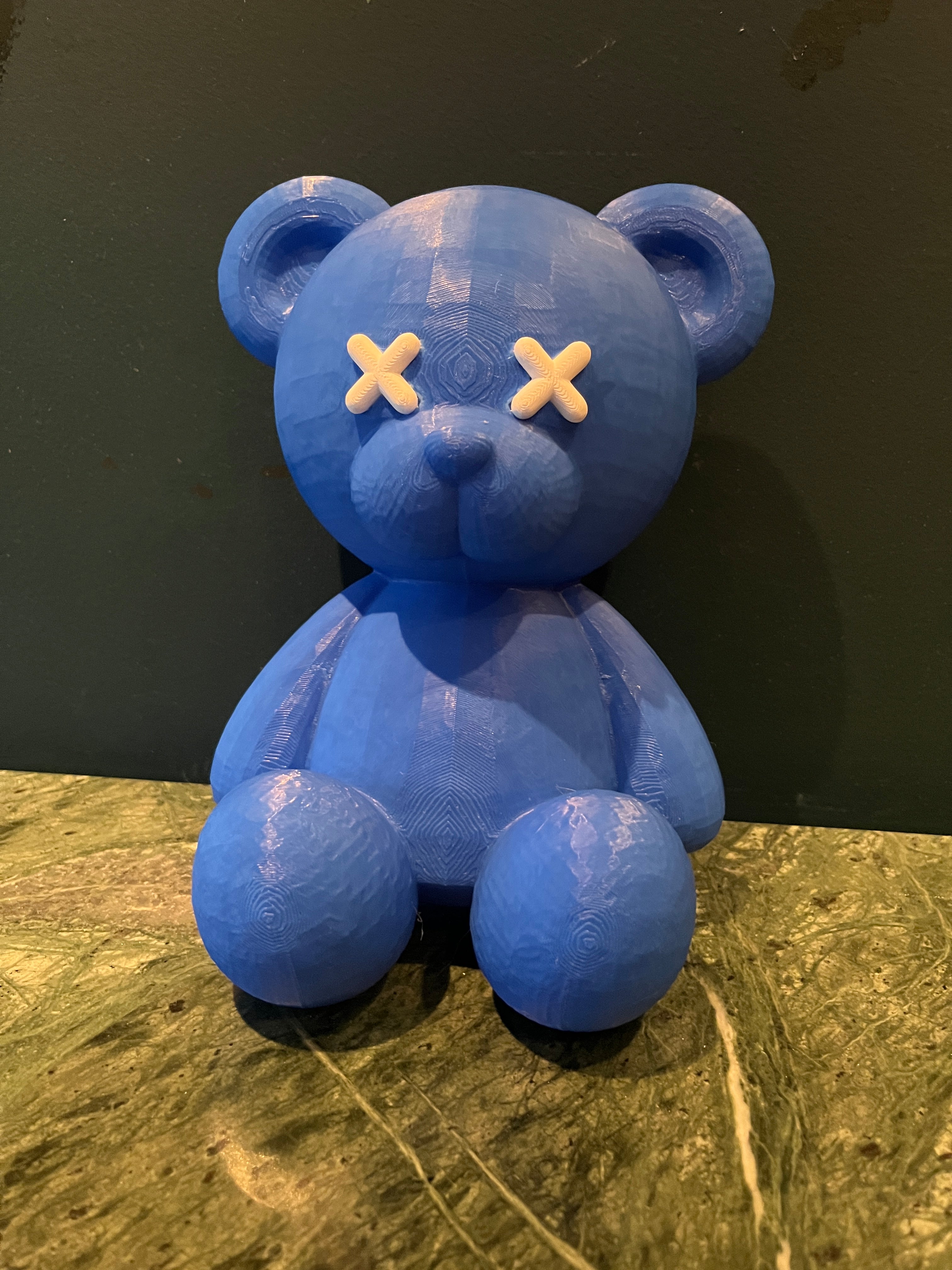 Powder Blue Bored Bear hangbeeld