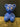 Powder Blue Bored Bear hangbeeld