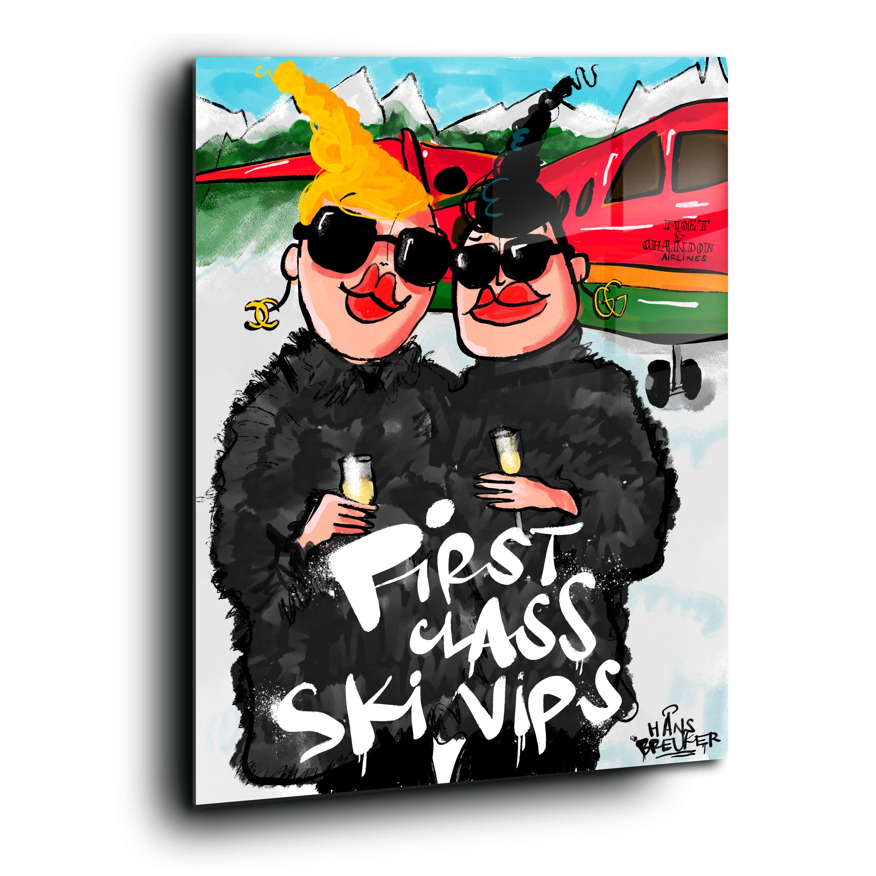 First class ski vips