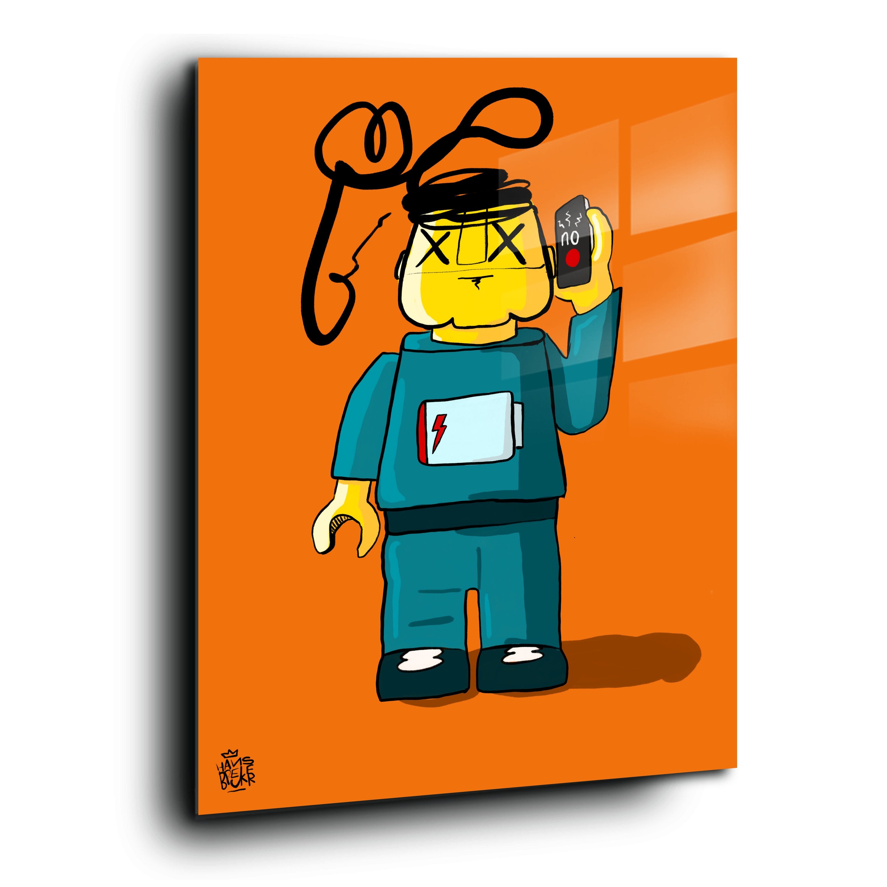Need a Recharge (edition 5) 60 x 80 cm Plexiglas
