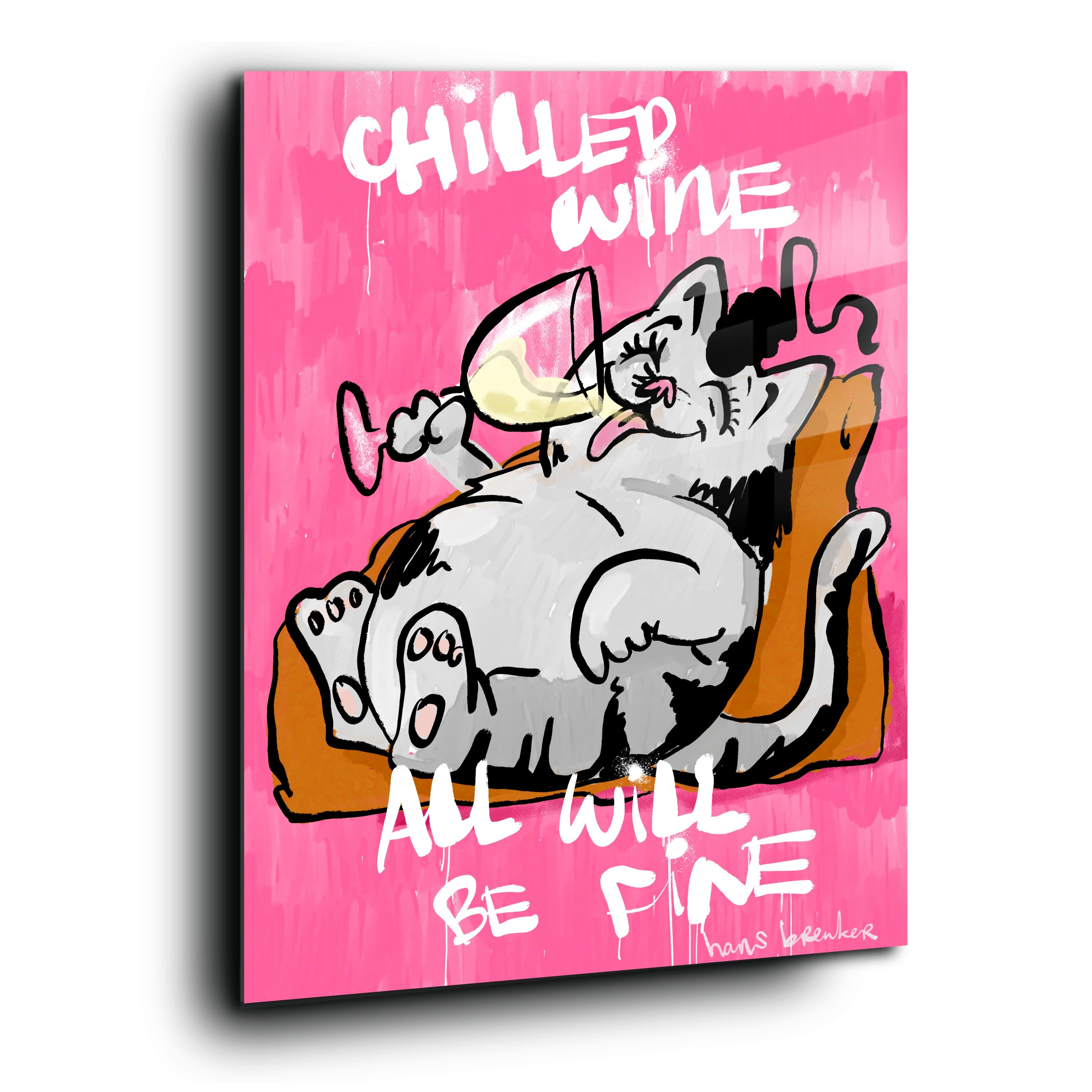 Gekühlter Wein, alles wird gut.