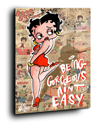 Being gorgeous aint easy, comic art