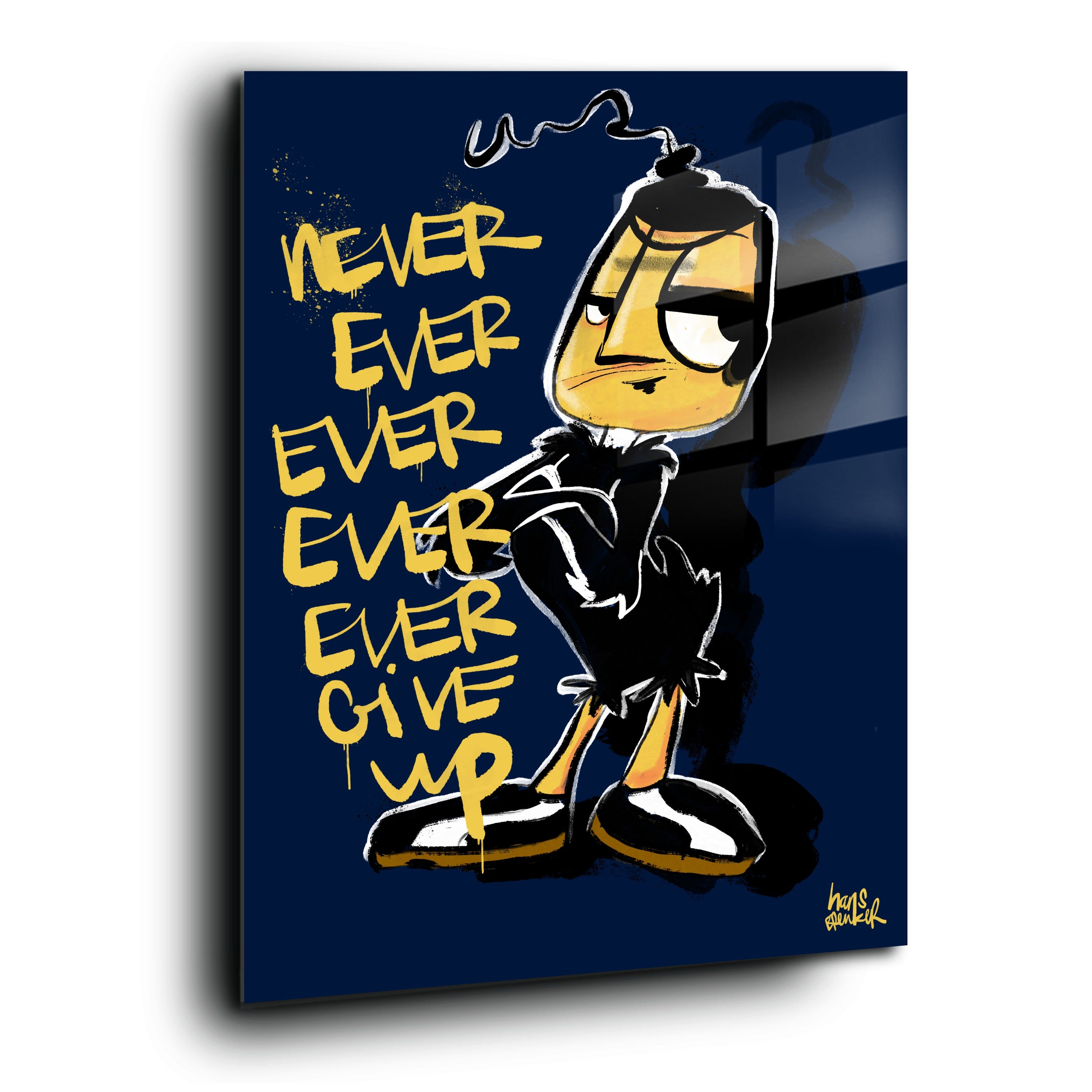 Never give up