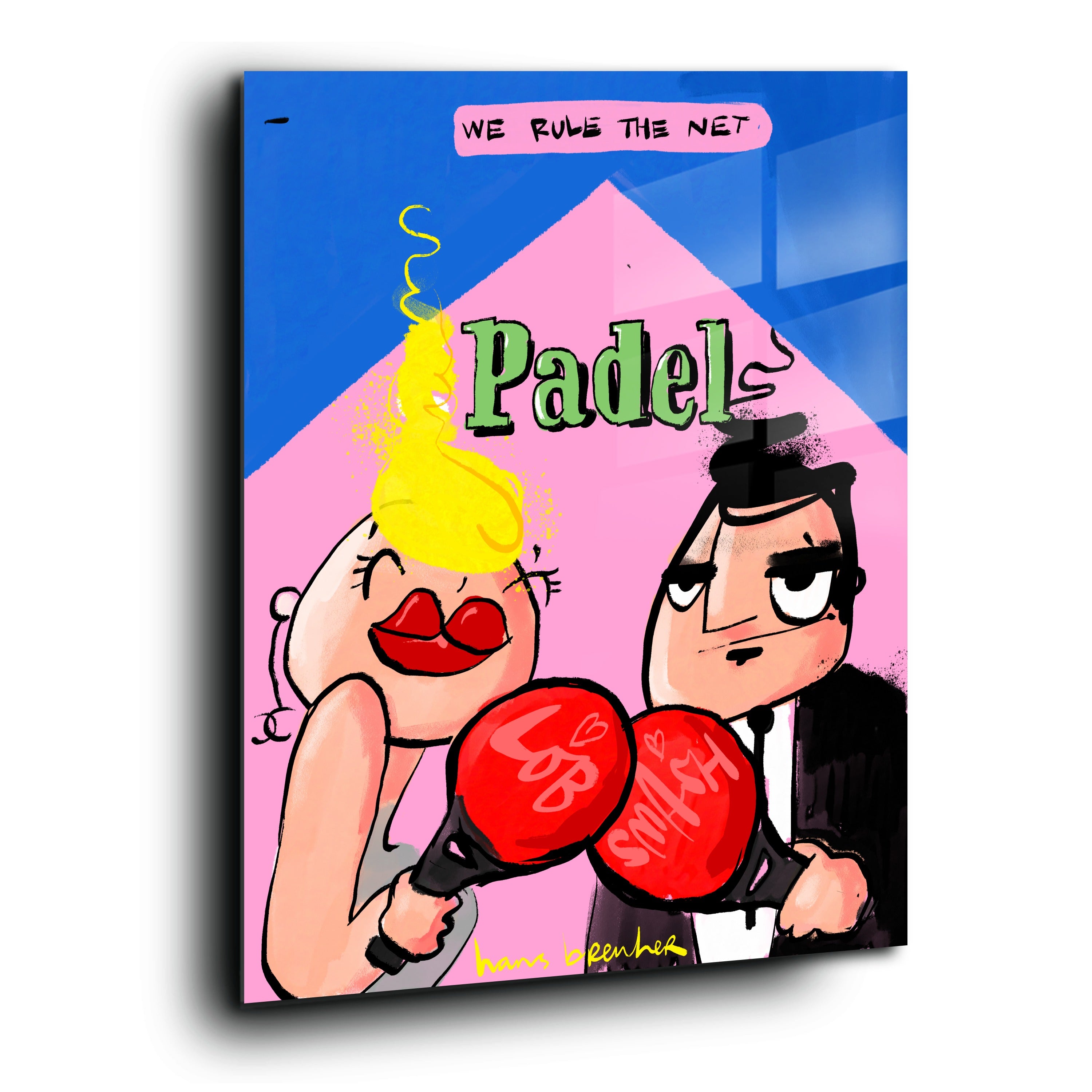 We rule the net. Padel art