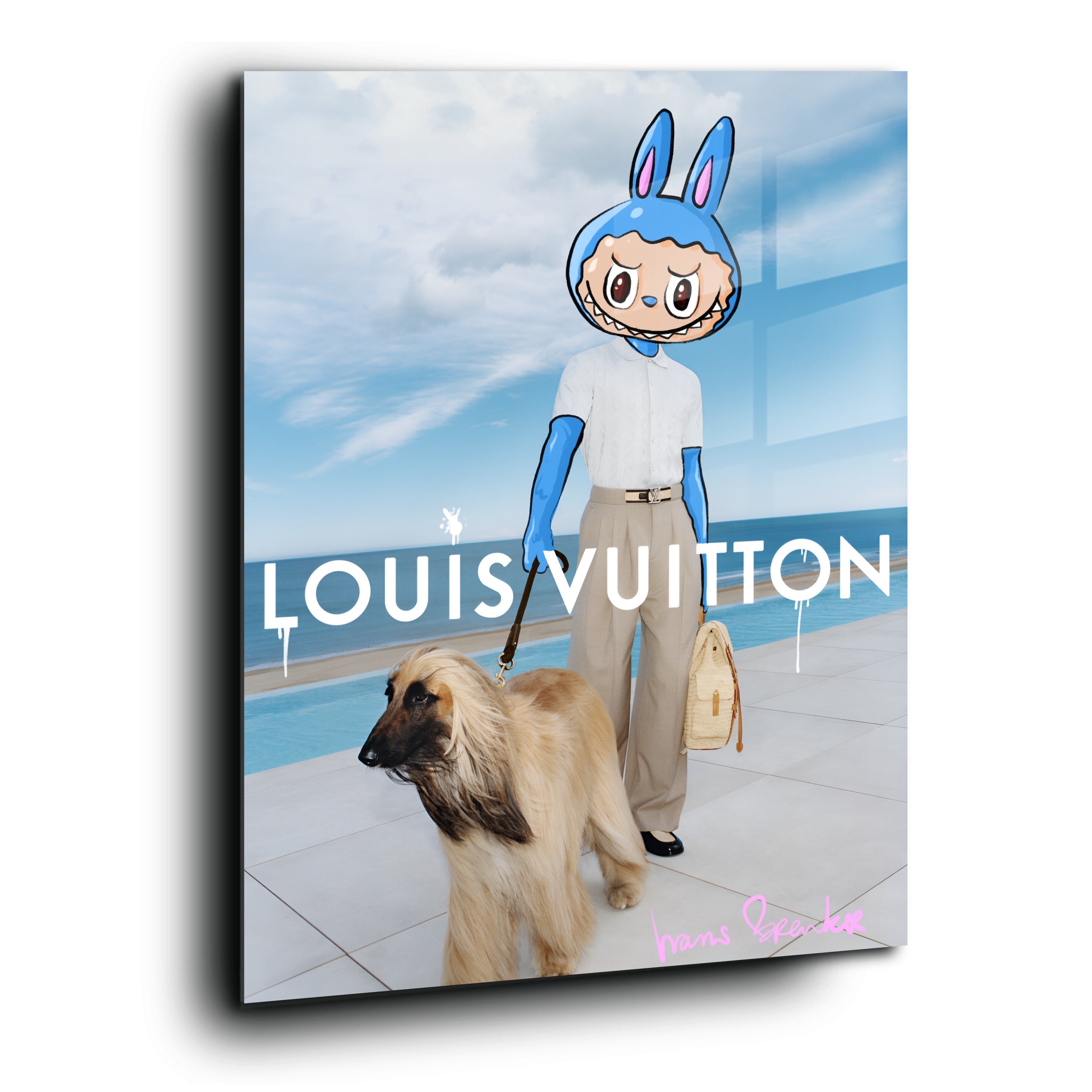 Louis Labububaby, 60 x 80 cm plexiglas. (20 x 30 inch)