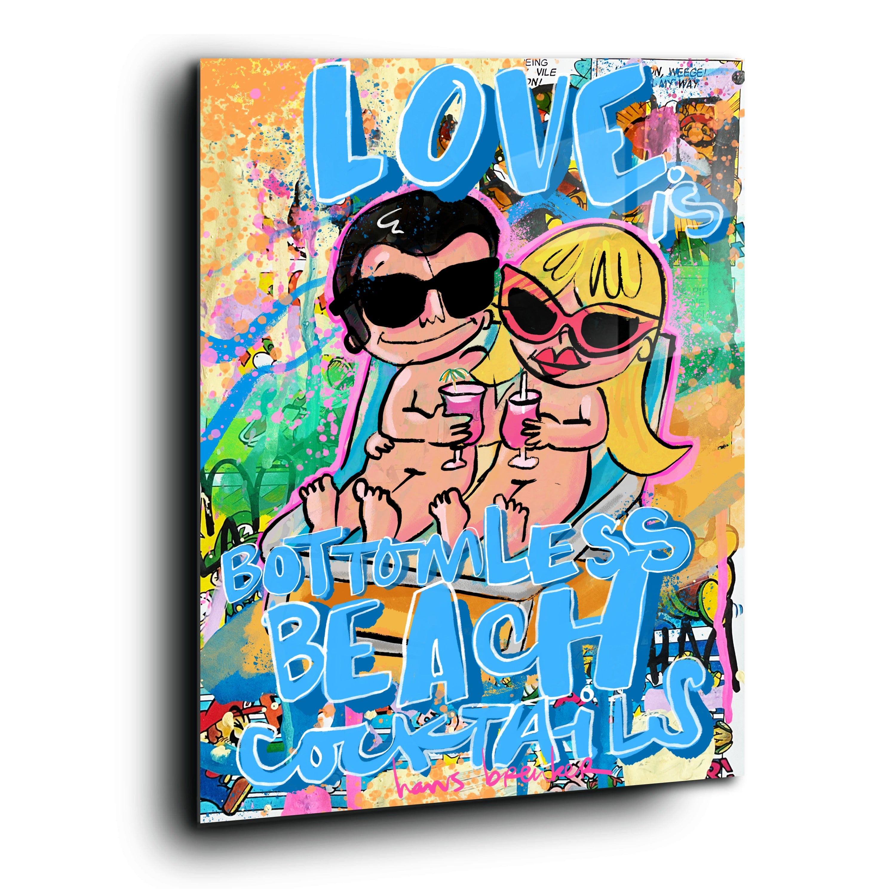 Love is bottomless beach cocktails