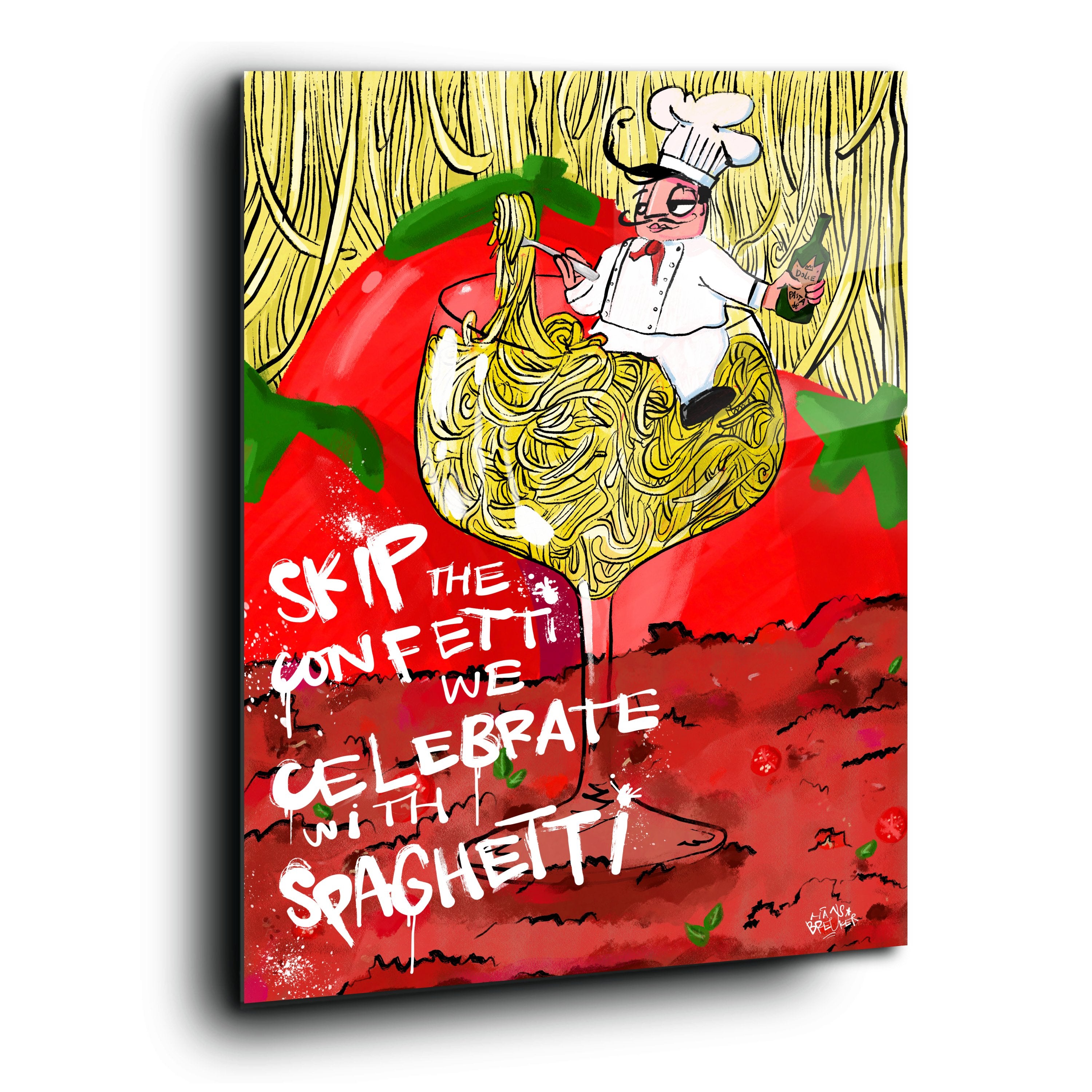 Forget confetti. Spaghetti! Mad Chefs
