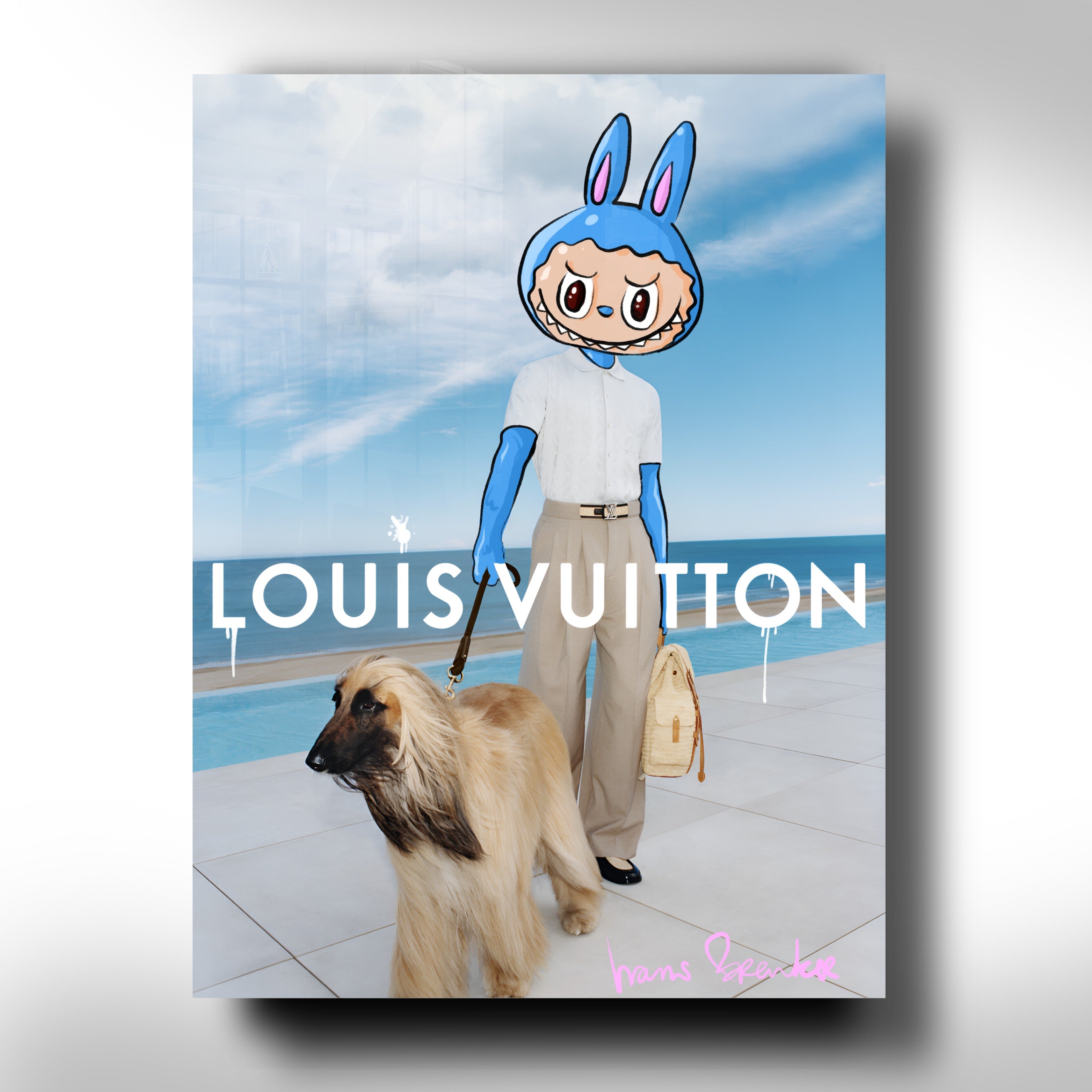 Louis Labububaby, 60 x 80 cm plexiglas. (20 x 30 inch)