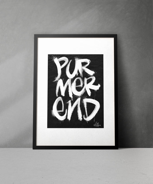 Kalligrafie Poster Purmerend - Hans Breuker