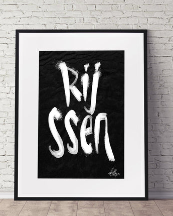 Kalligrafie Poster Rijssen - Hans Breuker