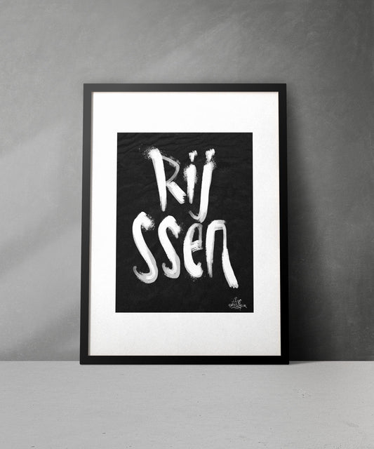 Kalligrafie Poster Rijssen - Hans Breuker