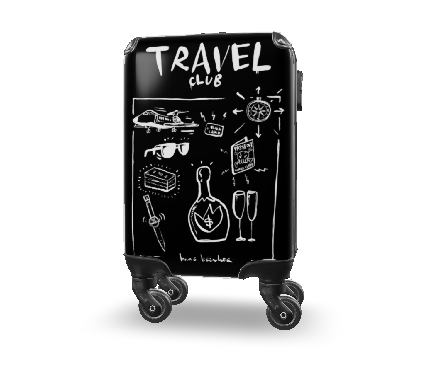 Travel Club kunstkoffer. 2 maten.