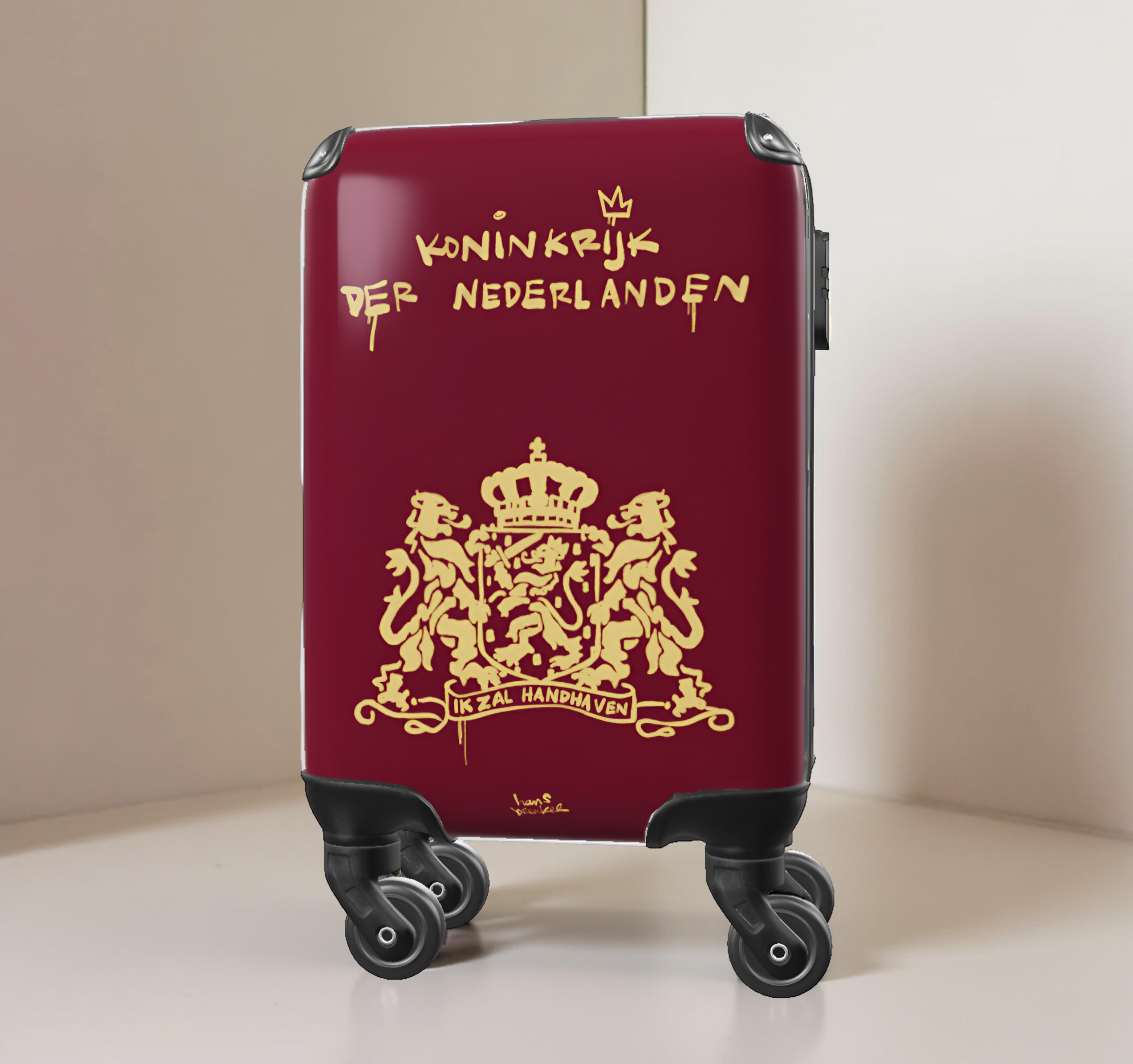 Paspoort Nederland kunstkoffer. 2 maten.