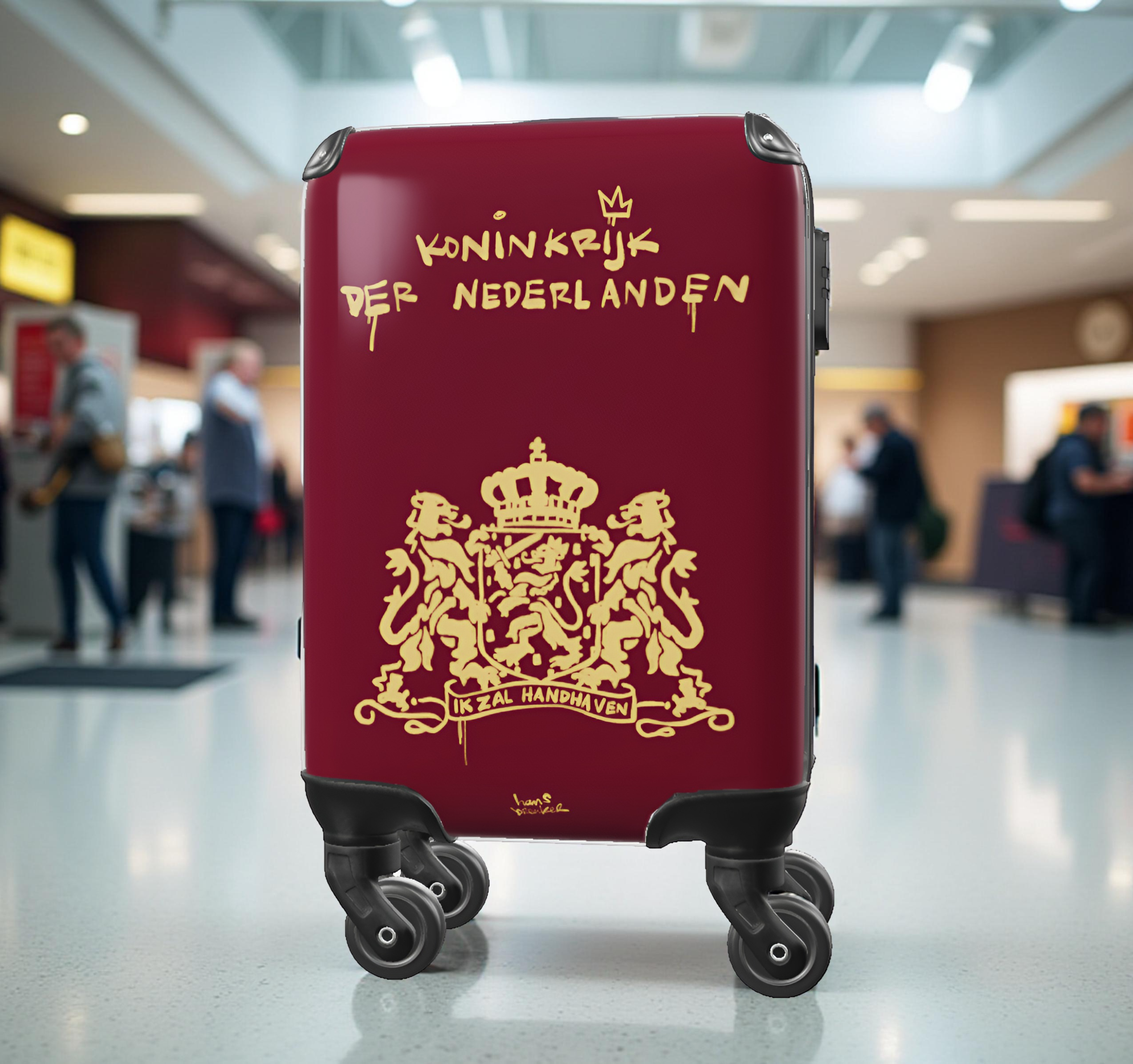 Paspoort Nederland kunstkoffer. 2 maten.